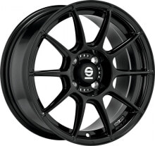 Колесный диск литой Sparco FF1 gloss black 7x17 ET30 - LK5/114.3 ML73.1