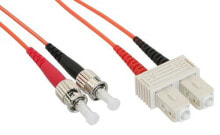 Кабели и разъемы для аудио- и видеотехники InLine 82510 волоконно-оптический кабель 10 m Красный