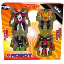 RAMA TRITTON Pack 4 Transformable Robots