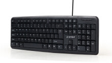 Клавиатуры gembird KB-U-103-ES клавиатура USB Испанский Черный