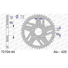 AFAM 72104 Rear Sprocket