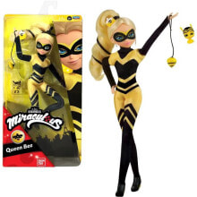 Куклы модельные кукла Bandai Miraculous Ladybug Queen Bee Леди Квин Би из серии Леди Баг,26 см