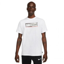 Женские кроссовки мужская спортивная футболка белая с надписью T-shirt Nike NK Fc Tee Seasonal Block M DH7444 100