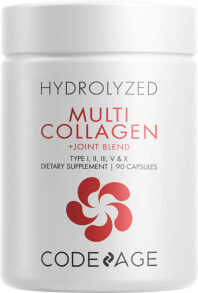 Коллаген codeage Multi Collagen Комплекс мультиколлагеновых пептидов для здоровья суставов 90 капсул