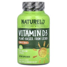 Vitamin D3, 62.5 mcg (2,500 IU), 180 Easy Swallow Capsules