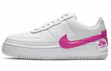 Nike Air Force 1 Low Jester XX 低帮 板鞋 女款 白粉 / Кроссовки Nike Air Force AO1220-105