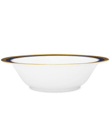 Noritake odessa Cobalt Gold Round Vegetable Bowl, 32 Oz.