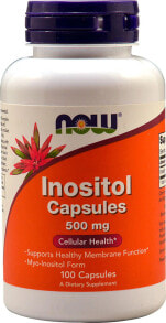B vitamins nOW Inositol Capsules -- 500 mg - 100 Capsules
