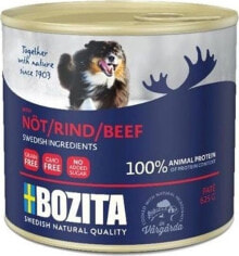 Купить влажные корма для собак Bozita: Bozita Bozita Dog Pasztet z wołowiną puszka 625g