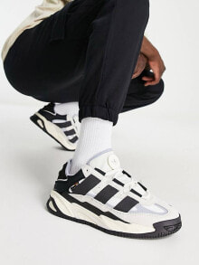 Мужская обувь adidas Originals Niteball trainers in orbit grey and black