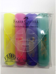 Купить фломастеры для детей Faber-Castell: Faber-Castell Zakreślacz 1546 pastelowe 4 kolory (154610 FC)