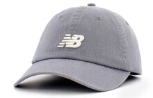 New Balance Logo运动 鸭舌帽 男女同款情侣款 灰色 / Шапка Cap New Balance LAH91014-SEL