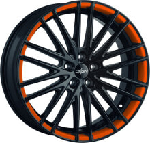 Колесный диск литой Oxigin 19 Oxspoke black foil orange 8.5x18 ET42 - LK5/114.3 ML72.6