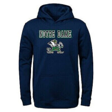 NCAA Notre Dame Fighting Irish Boys' Poly Hooded Sweatshirt - XS