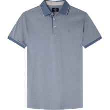 Мужские футболки-поло HACKETT Fil A Fil Stripe Short Sleeve Polo