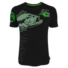 HOTSPOT DESIGN Black Bass Mania Short Sleeve T-Shirt