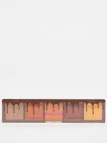 I Heart Revolution – Mini Chocolate – Lidschattenpalette in der Farbe Chocolate Fudge
