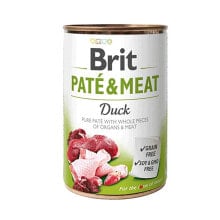 BRIT Paté & meat duck wet dog food 400g