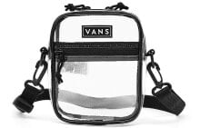 Vans 万斯 黑色徽标透明斜挎包 女款 半透明色 / Сумка Vans Diagonal Bag VN0A4S72CLR