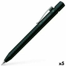 Pencil Lead Holder Faber-Castell Grip 2011 Black 0,7 mm (5 Units)