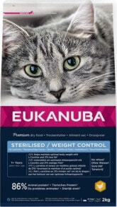 EUKANUBA EUKANUBA Adult Sterylised chicken - sucha karma dla kota - 2 kg