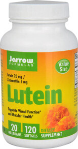 Лютеин, зеаксантин Jarrow Formulas, Lutein, 20 mg, 120 Softgels