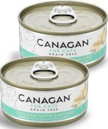 Canagan CANAGAN KOT pusz.75g CHICKEN/SARDINE KURCZAK / SARDYNKA /12