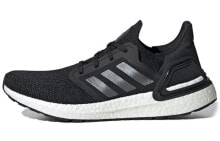 adidas Ultraboost 20 Core Black 缓震舒适专业 防滑耐磨 低帮 跑步鞋 男女同款 黑灰 / Кроссовки adidas Ultraboost 20 Core Black EF1043