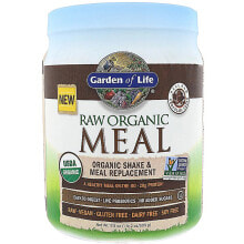 Сывороточный протеин garden of Life Raw Organic Meal Органический протеиновый комплекс с живыми пробиотиками  509 г