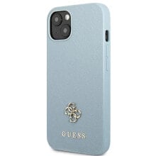 GUESS Guhcp13Mps4Mb iPhone 13.14.15 6.1 Niebieski Saffiano 4G Small phone case