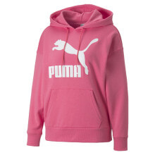 Puma Classics Logo Pullover Hoodie Womens Pink Casual Outerwear 53186182 купить онлайн