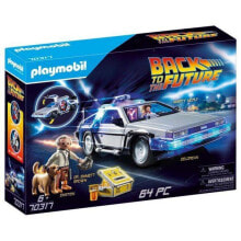 Children's play sets and figures made of wood playset Action Racer Back to the Future DeLorean Playmobil 70317
