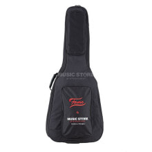 Fame Western Guitar Gigbag Deluxe Black/Red Logo