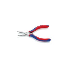 Knipex Elektronik-Greifzange Gesamtlänge 145 mm flachrunde Backen Form 8 Mehrkomponenten-Hüllen