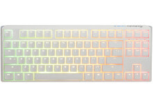 Клавиатуры ducky One 3 Classic Pure White TKL Gaming Tastatur RGB LED - MX-Silent-Red