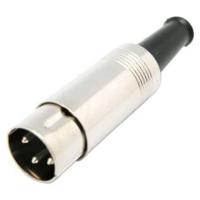 EUROCONNEX 1867 Metallic DIN Male Connector 3P