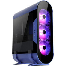 Компьютерные корпуса для игровых ПК Корпус  ПК case without power supply - ABKONCORE - AL300M - Mini-Tower - Micro-ATX format - Night blue (ABKO-AL-300M-BU-SYNC)