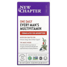Нью Чэптэ, Every Man's One Daily Multi, мультивитаминная добавка из цельных продуктов для мужчин, 96 вегетарианских таблеток