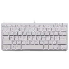 Клавиатуры r-Go Tools RGOECAYW клавиатура USB AZERTY Французский Белый