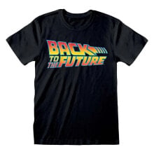 HEROES Official Back To The Future Vintage Logo Short Sleeve T-Shirt