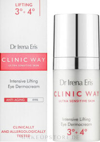 Anti-Falten Creme für die Haut rund um die Augen mit Peptiden - Dr Irena Eris Clinic Way 3°-4° anti-wrinkle skin care around the eyes