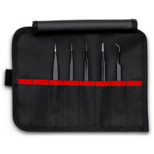 Пинцеты набор антистатических пинцетов в сумке Knipex 92 00 01 ESD KN-920001ESD 6 предметов