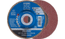 Шлифнасадки и аксессуары PFERD PFF 125 A 80 SG STEELOX шлифовальный расходный материал для роторного инструмента Металл