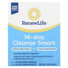 Renew Life, Cleanse Smart, 2 Bottles, 60 Vegetarian Capsules Each