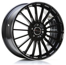 Колесный диск литой Avus Racing AC-M03 black polished lip 8x19 ET45 - LK5/112 ML66.6