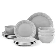 Willow Drive  12-PC  Dinnerware Set, Service for 4