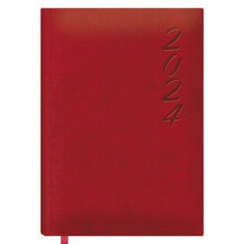 Diary BRASILIA DOHE 2024 Annual Red 15 x 21 cm