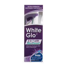 White Glo 2 in 1 with Mouthwash 100 ml zahnpasta unisex Zahnpasta 100 ml + Zahnbürste 1 St. + Interdentalbürste 8 St.