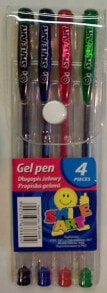 Письменная ручка Titanum Długopis żelowy Fun&Joy, zestaw 4 kolory (FJ-G04C)