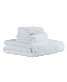 Calvin Klein entwine Solid Cotton Terry 3-Piece Towel Set